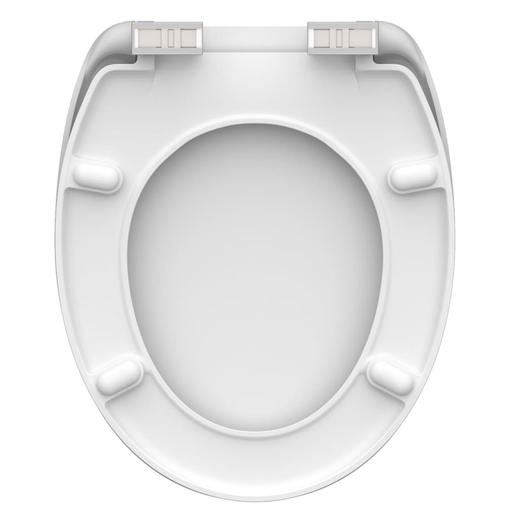 SCHÜTTE Toilet Seat with Soft-Close FLOWERS & WOOD
