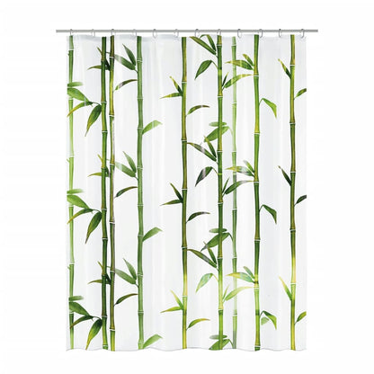 Shower Curtain Bamboo 180x200 cm Green