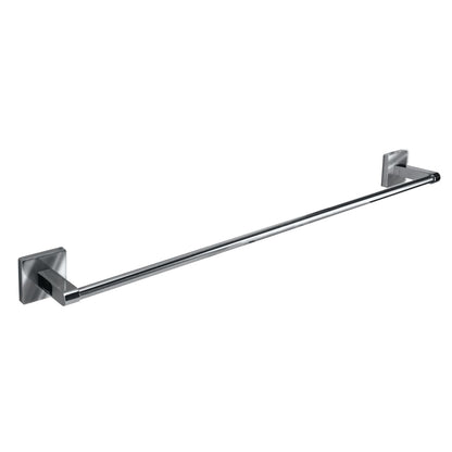 Luno Silver Towel Holder - Bend