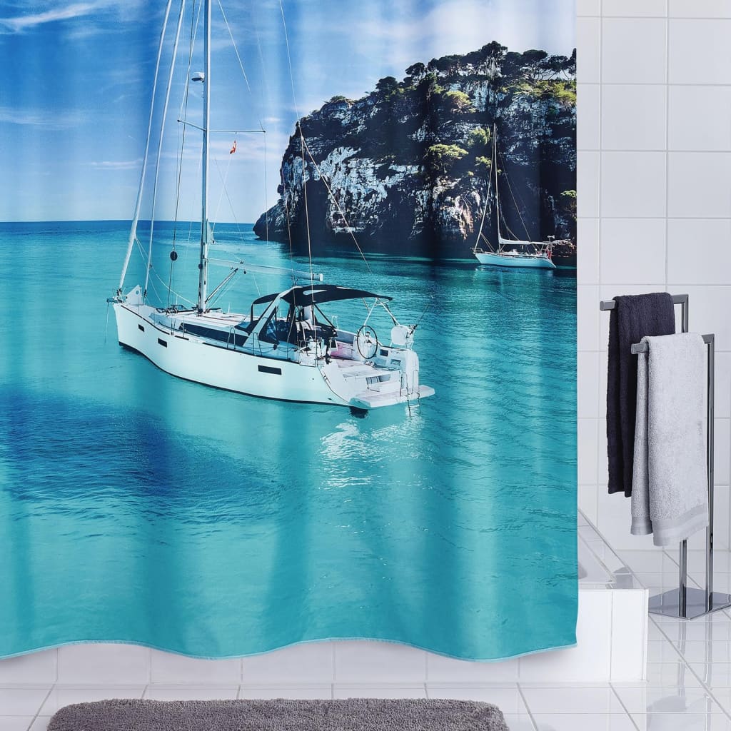 RIDDER Shower Curtain Sailboat 180x200 cm - Bend