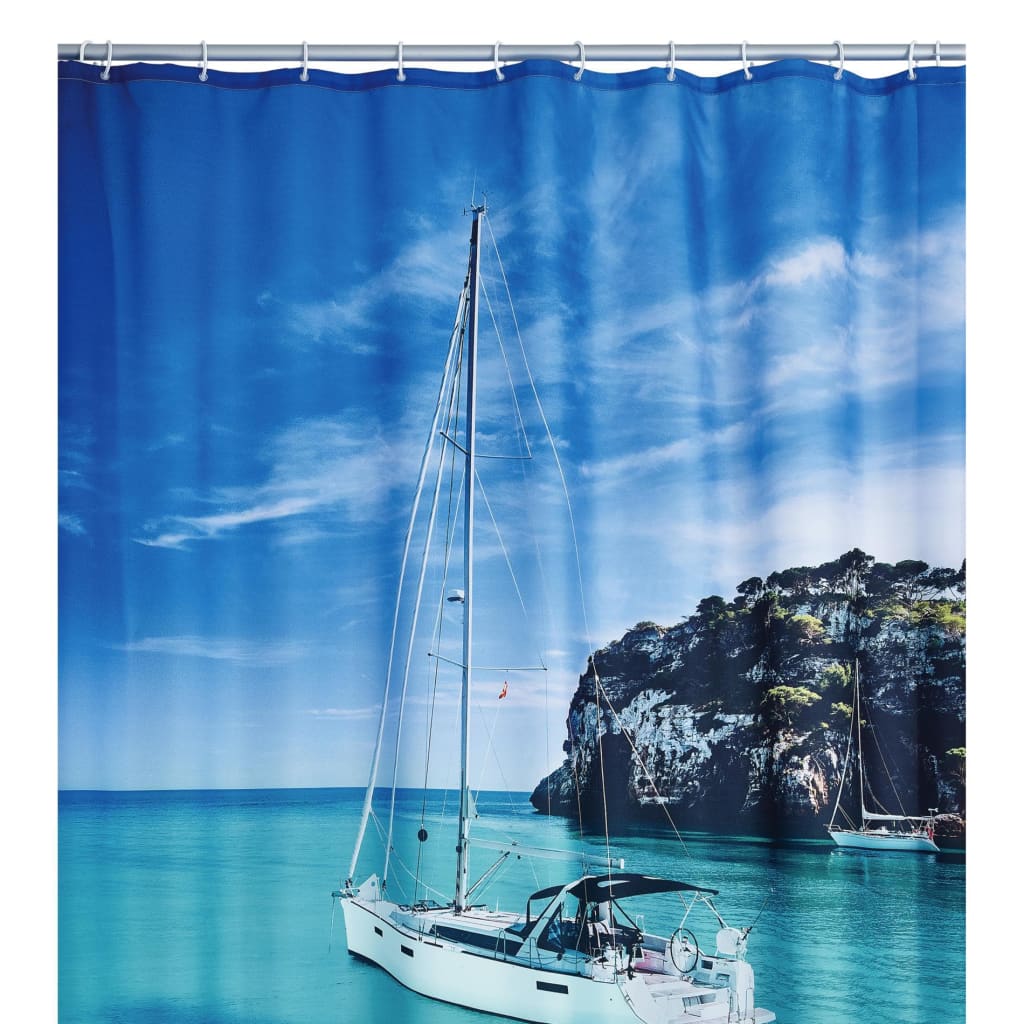 RIDDER Shower Curtain Sailboat 180x200 cm - Bend