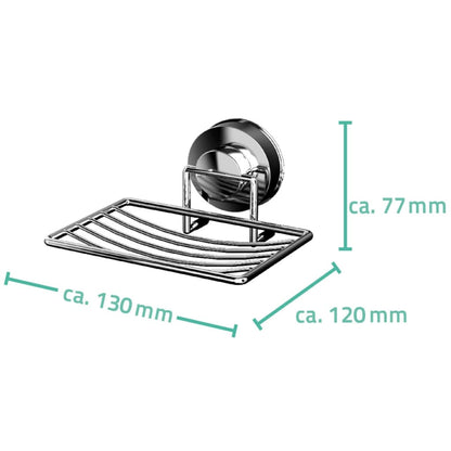 Shower Soap Dish 13x12x7.7 cm Chrome 12040100