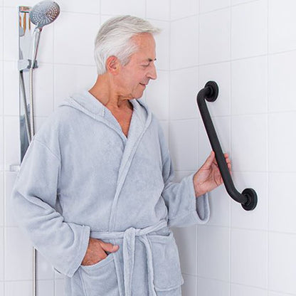 Grab Bar 45 cm Black Aluminium