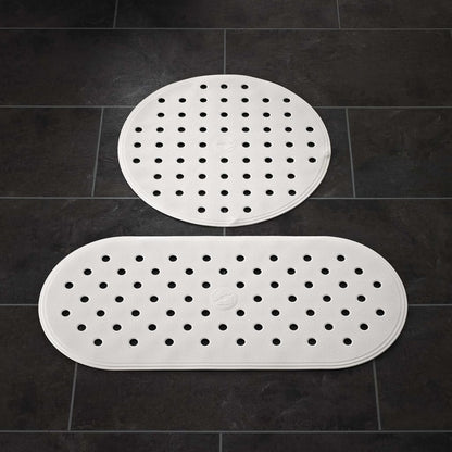 Non-Slip Bath Mat Action White