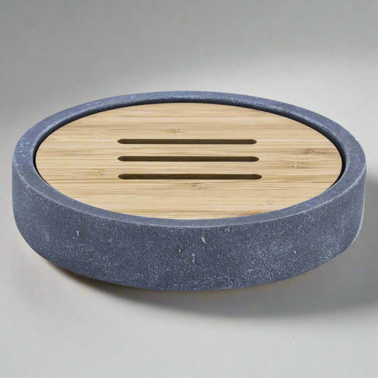 Soap Dish - Cement Grey - Bend