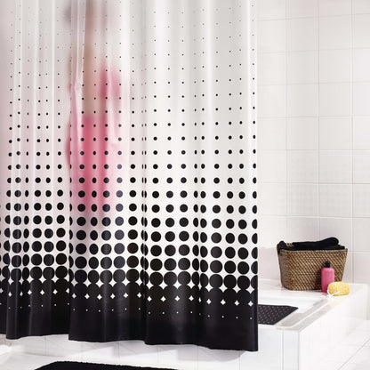 Shower Curtain Vinyl Black