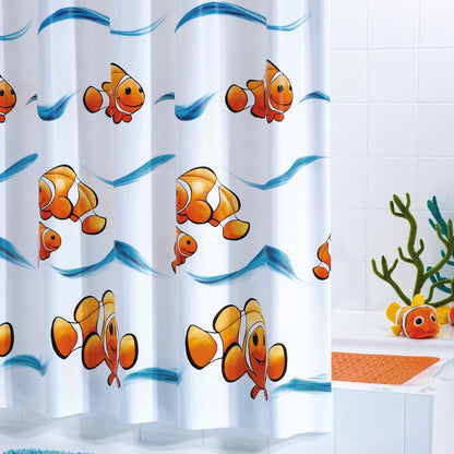 RIDDER Shower Curtain Clown vinyl 180x200 cm - Bend