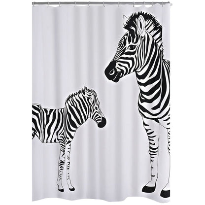 Shower Curtain Zebra 180x200 cm