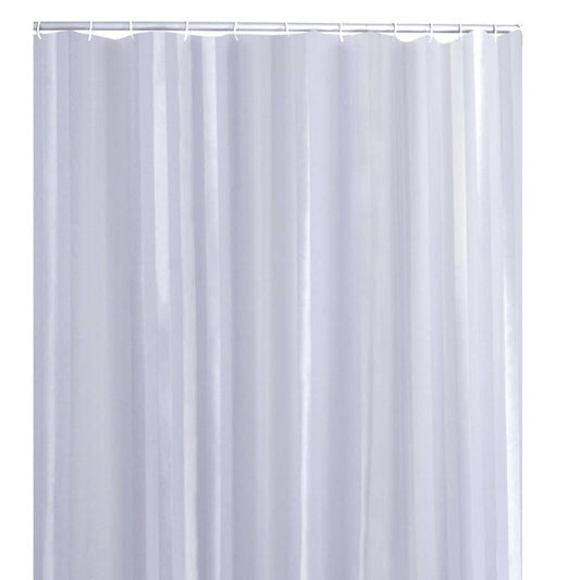 RIDDER Shower Curtain Satin White 180x200 cm - Bend