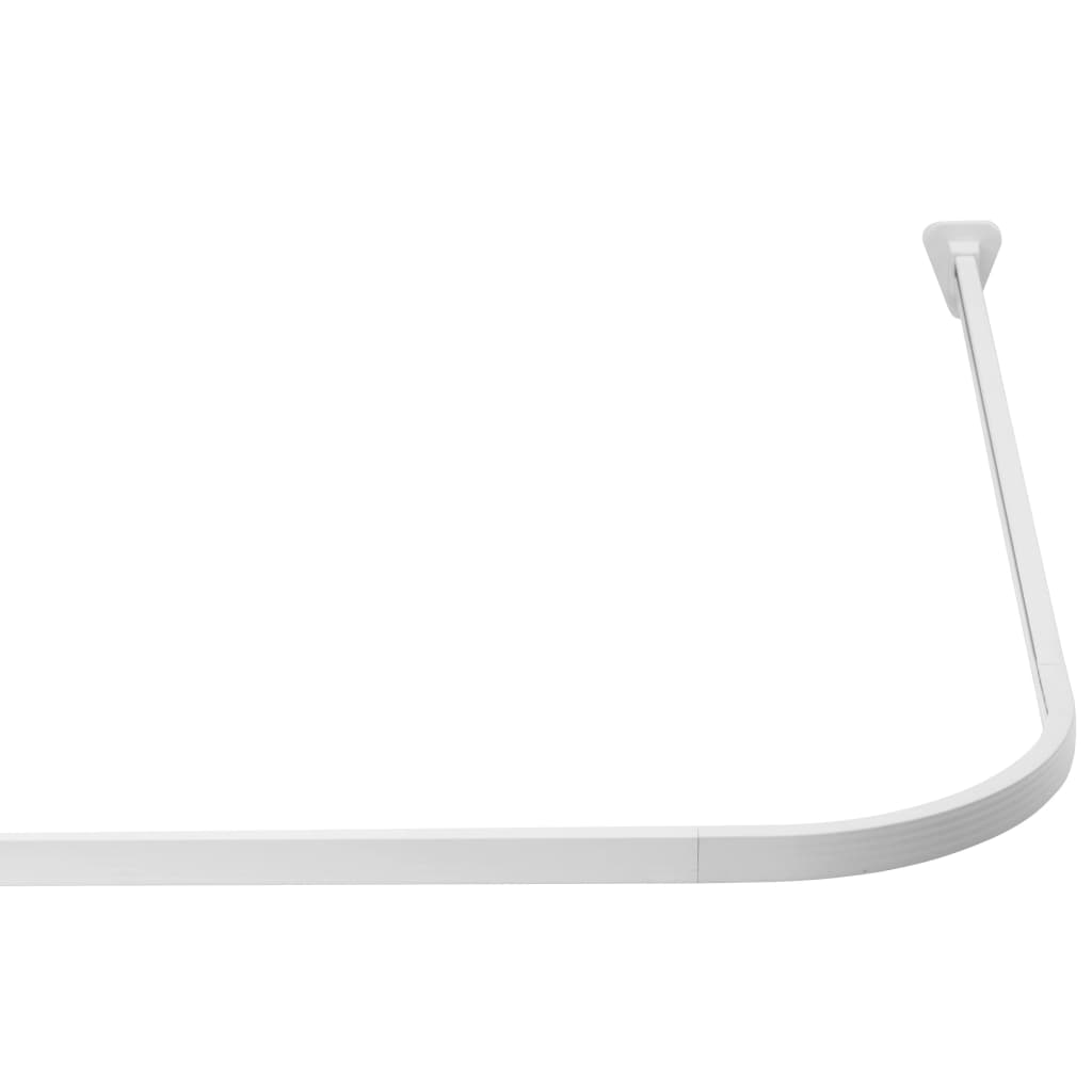 RIDDER Universal Shower Curtain Rail White 160x70 cm