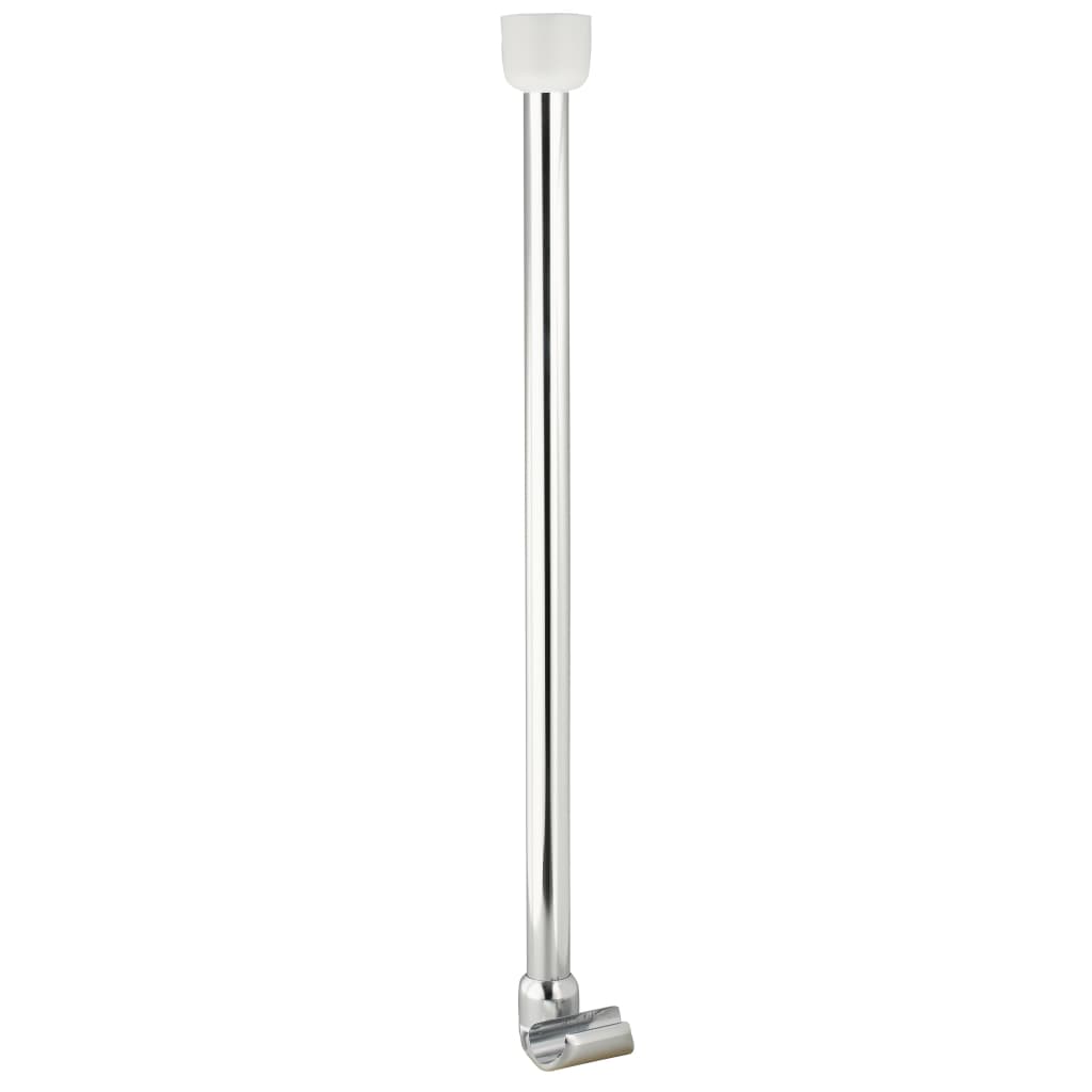 Shower Curtain Rod Support Chrome 55x2.5x2.5 cm