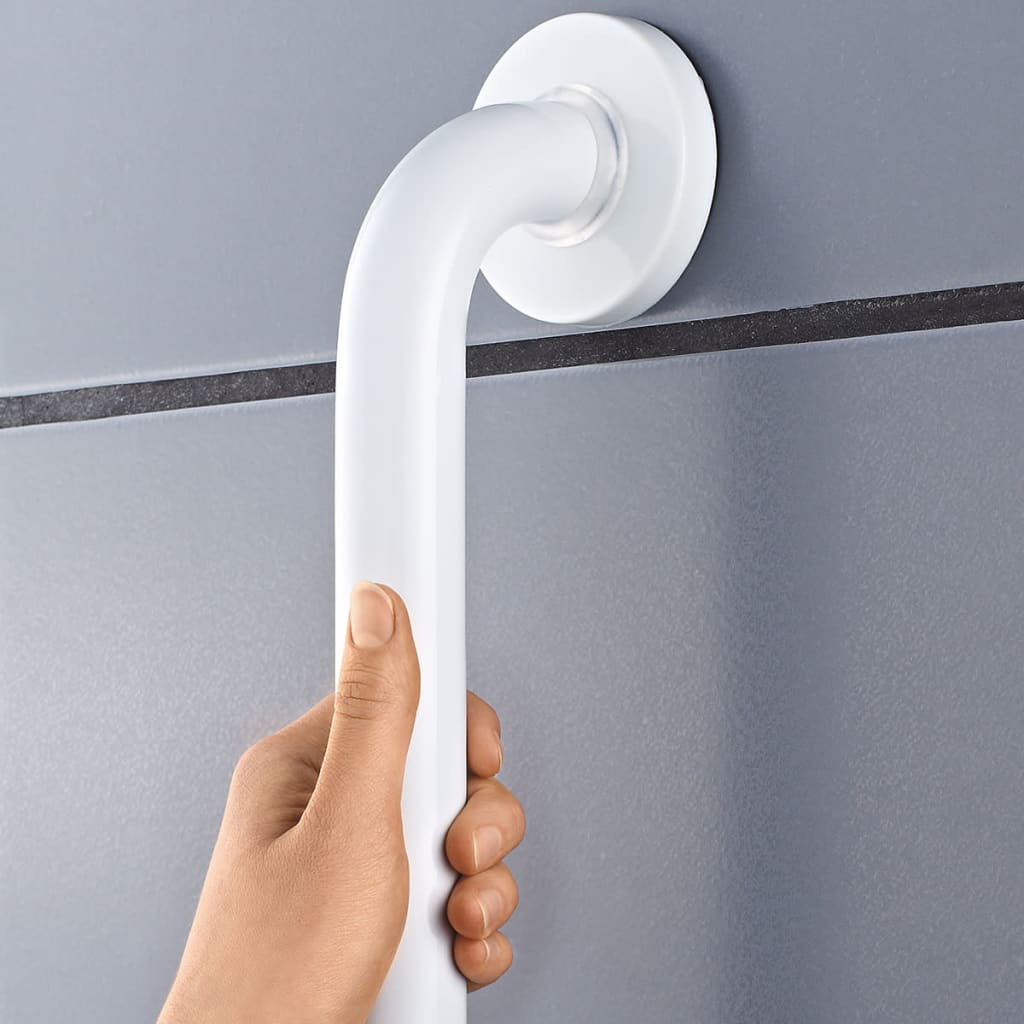 Safety Grab Bar 30 cm Aluminium White A00130101