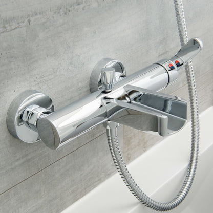 SCHÜTTE Bath Shower Mixer Tap with Waterfall Spout NIAGARA