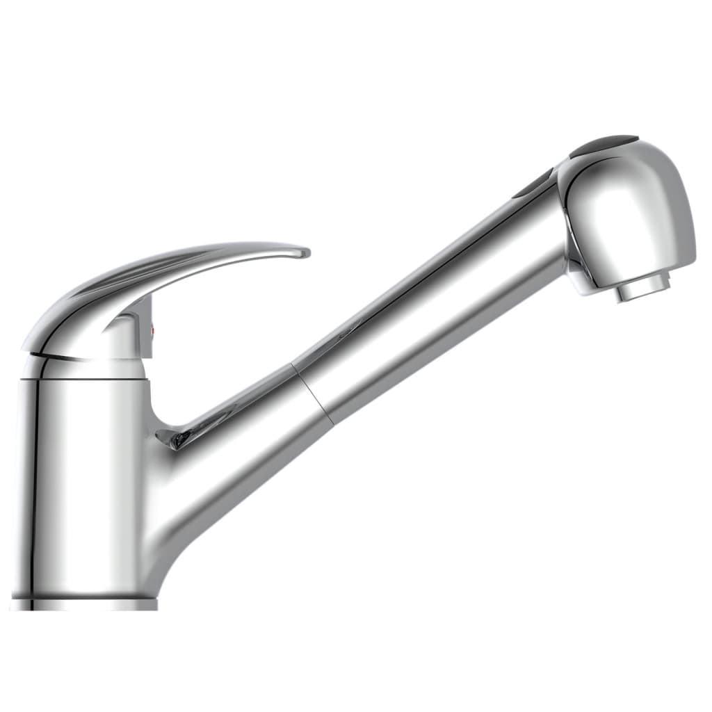 SCHÜTTE Sink Mixer with Pull-out Spray ALBATROS Chrome - Bend