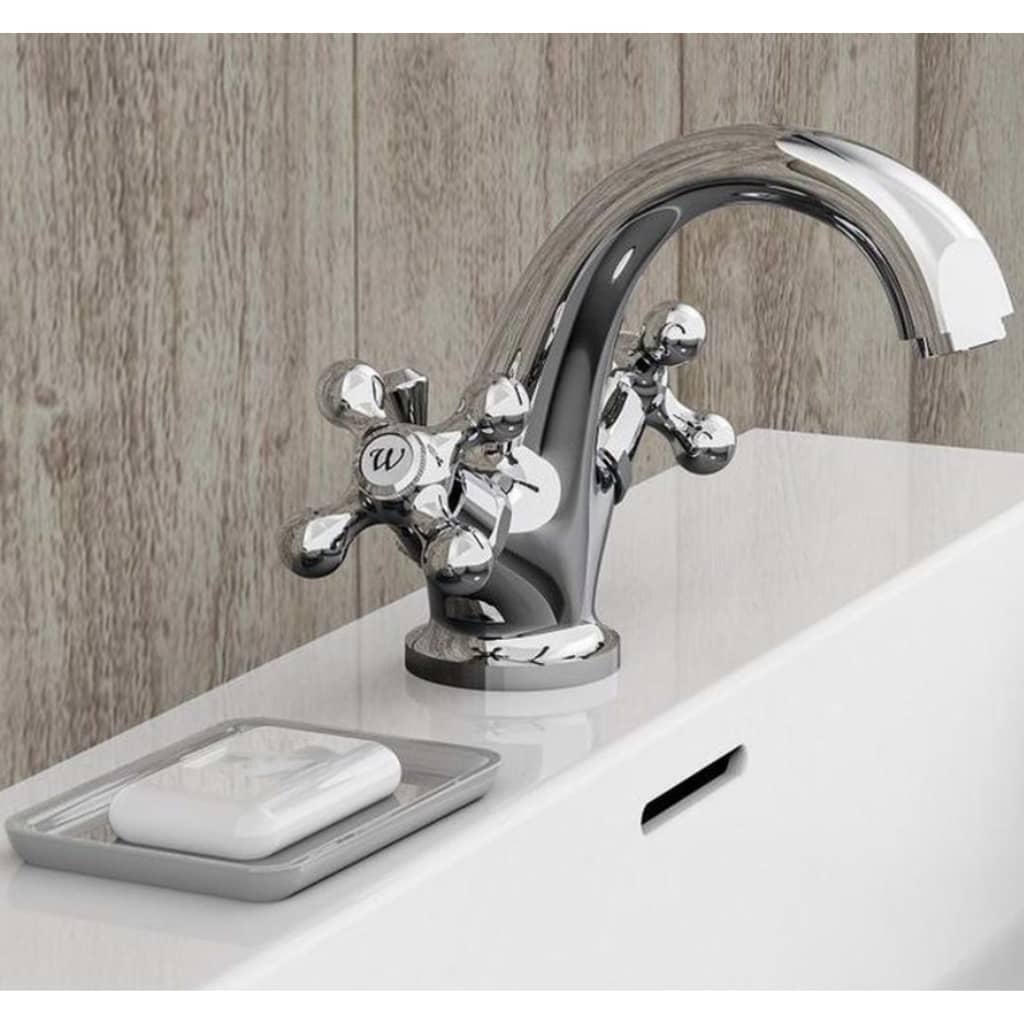 SCHÜTTE 2-Handle Basin Mixer ELK Chrome