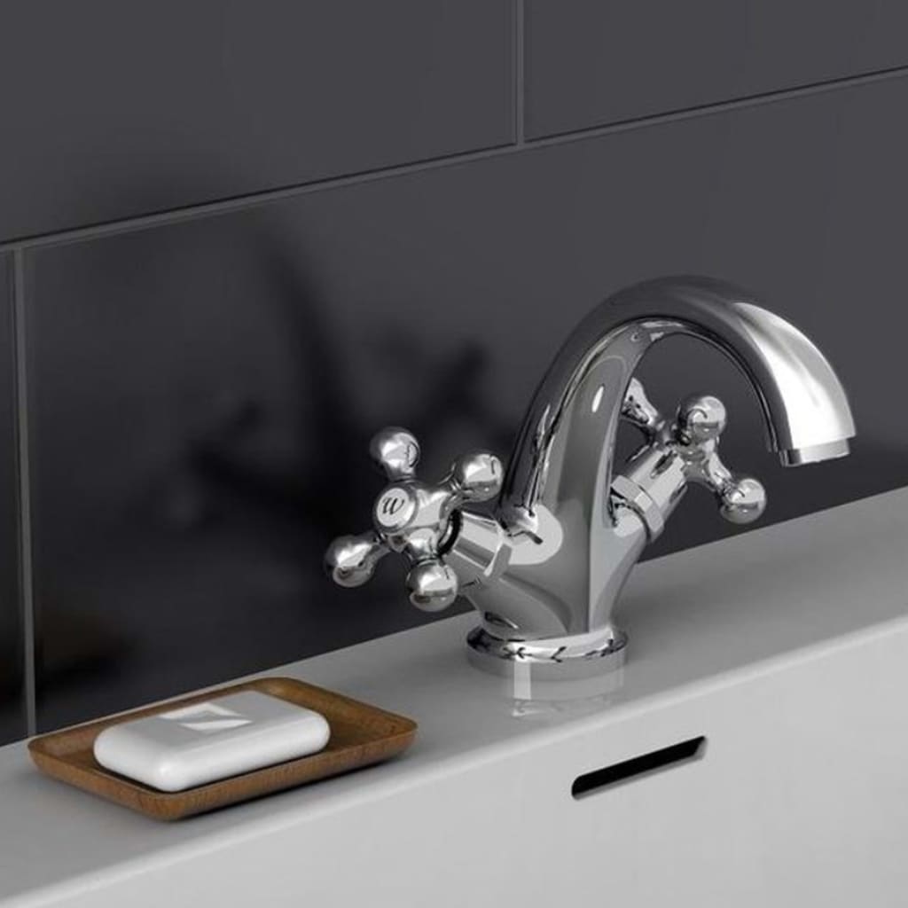 SCHÜTTE 2-Handle Basin Mixer ELK Chrome