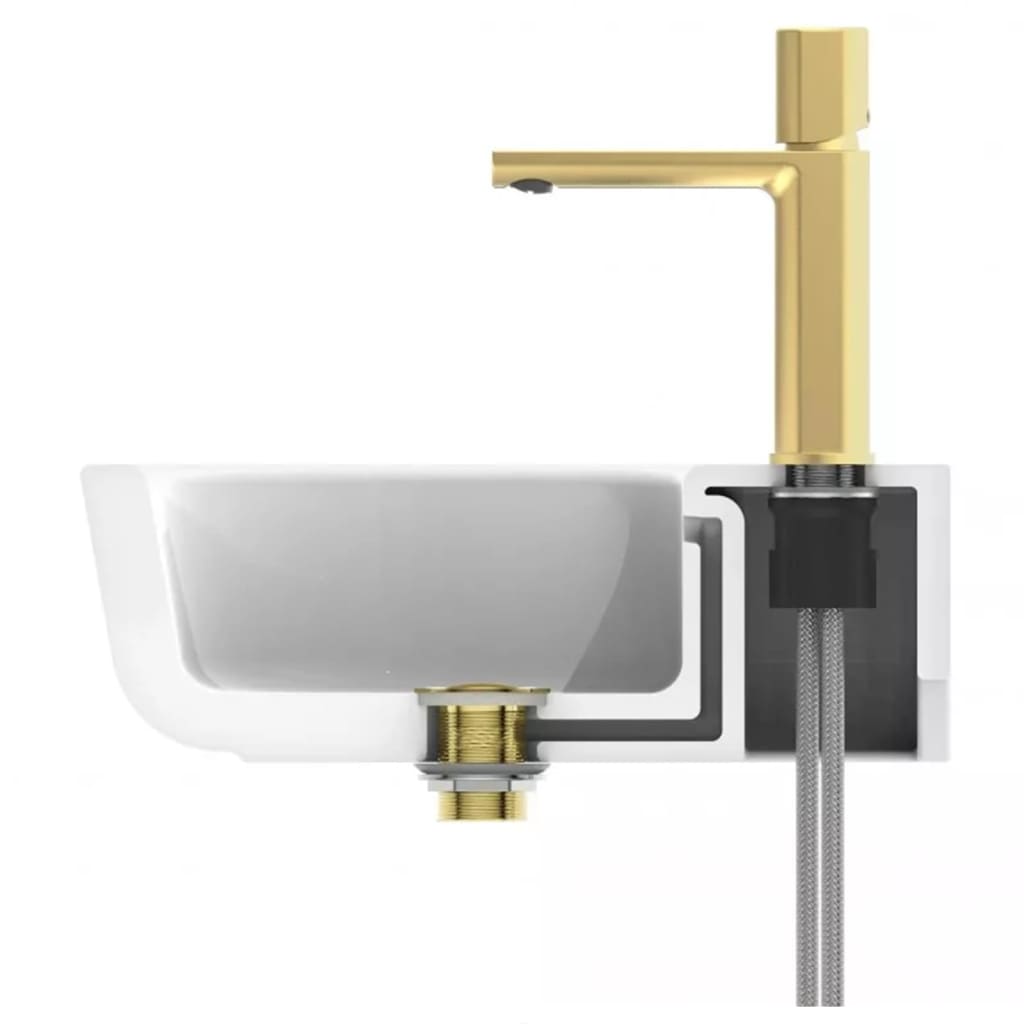 SCHÜTTE Basin Mixer NEW YORK Matte Gold