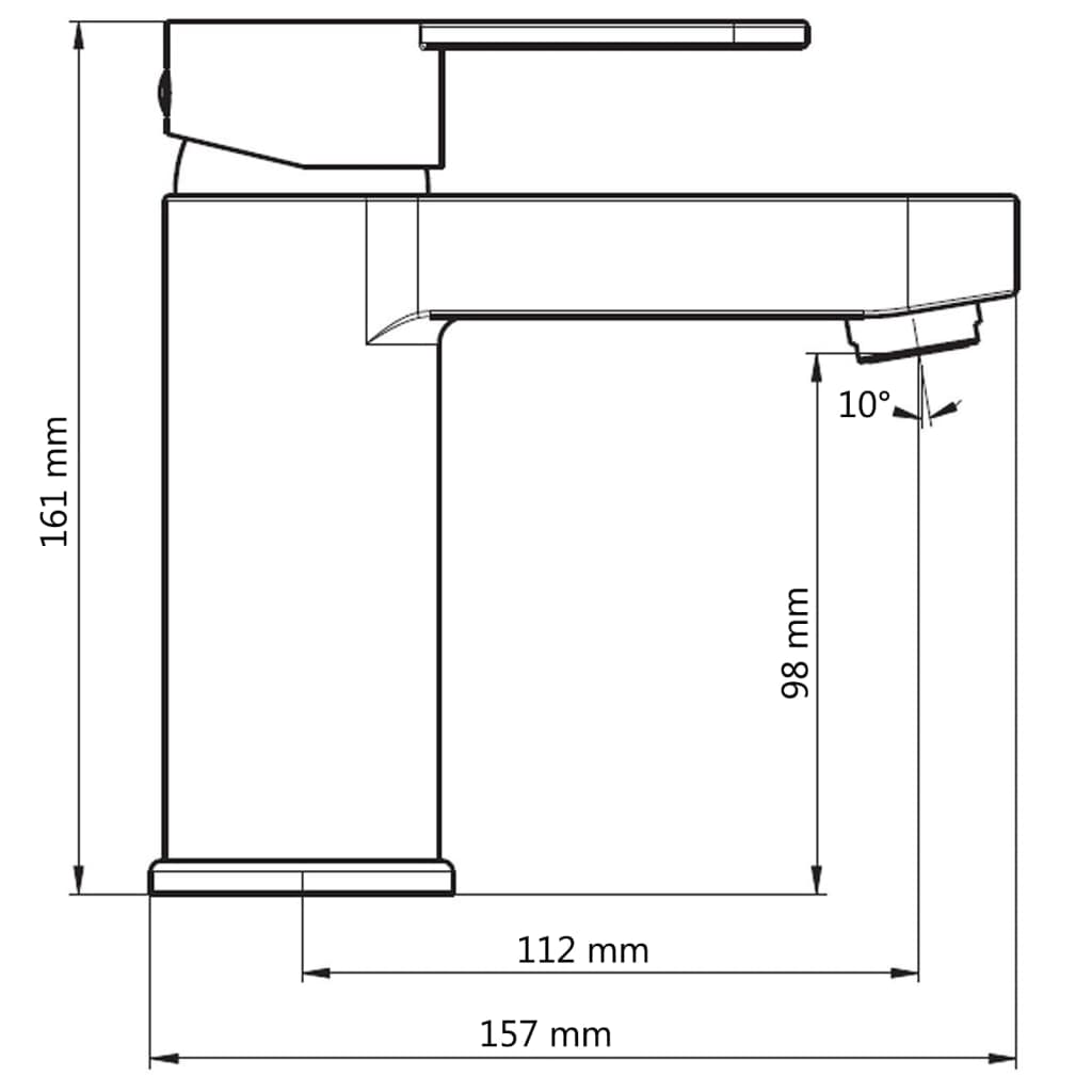 SCHÜTTE Basin Mixer ELEPHANT Matt Black