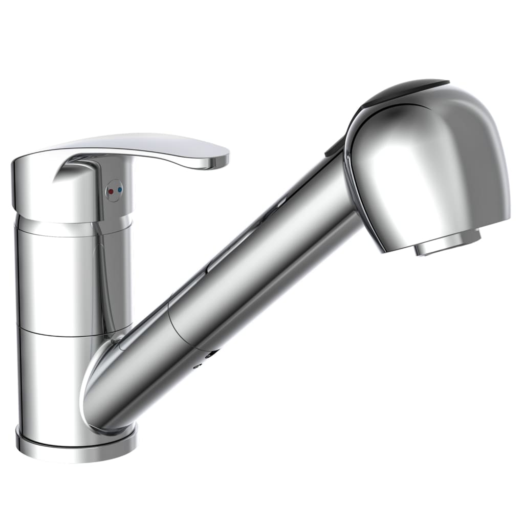 SCHÜTTE Sink Mixer with Pull-out Spray DIZIANI Chrome - Bend