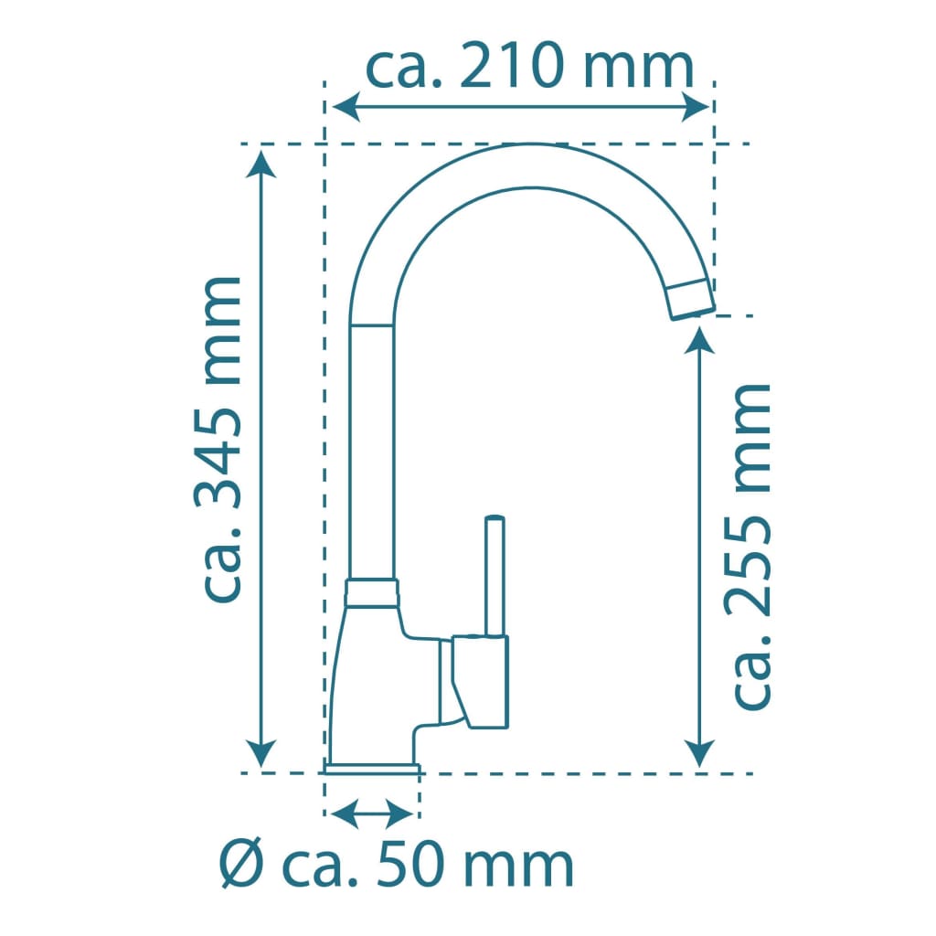 SCHÜTTE Sink Mixer MANETTI Chrome