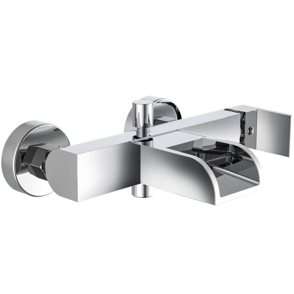 SCHÜTTE Bath Mixer with Waterfall Spout IDROVIA Chrome