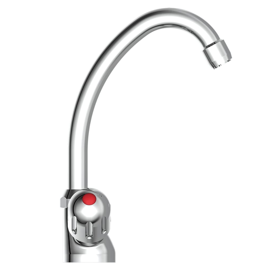 SCHÜTTE 2-Handle Sink Mixer PERUZZI Low Pressure Chrome - Bend