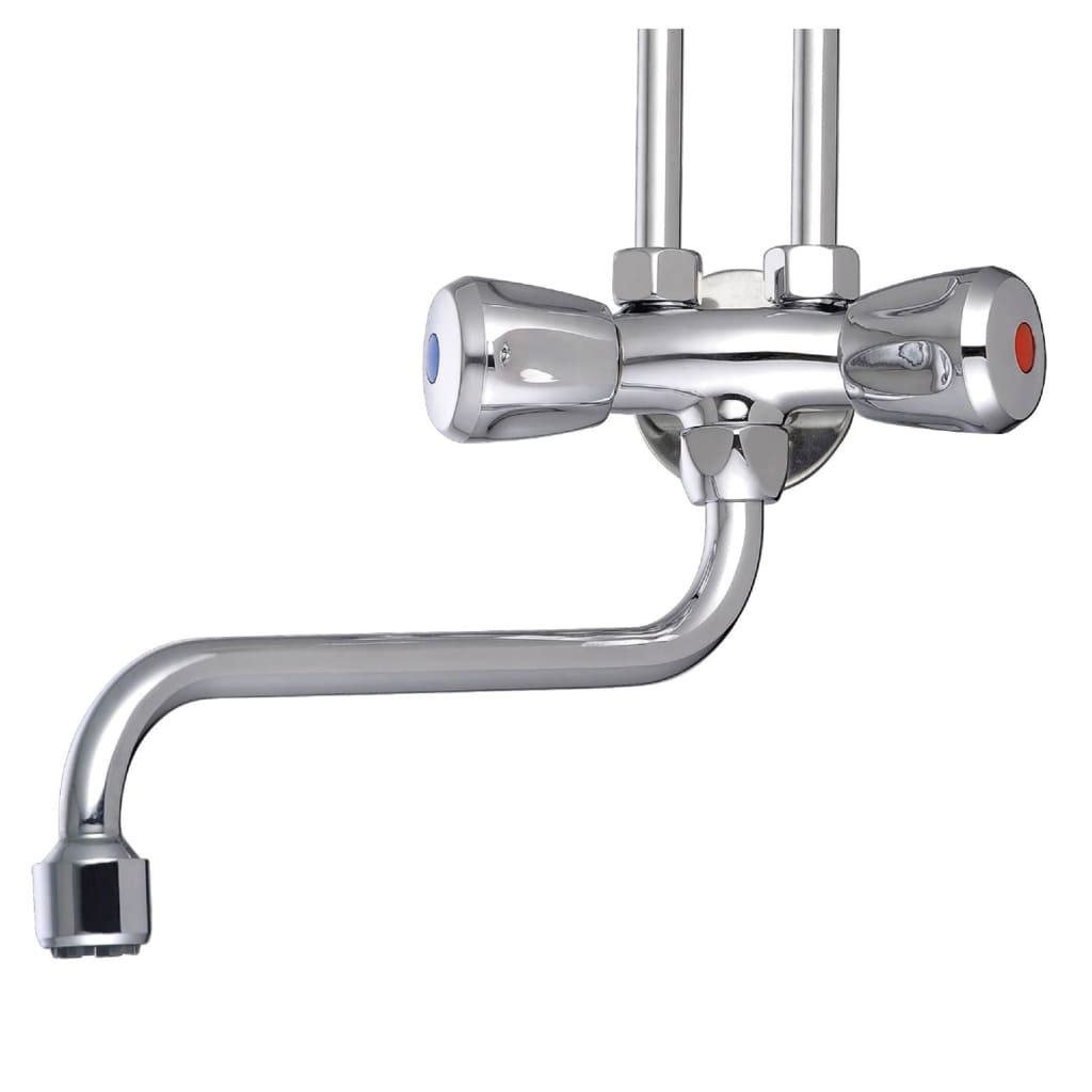 SCHÜTTE 2-Handle Sink Mixer Low Pressure Chrome