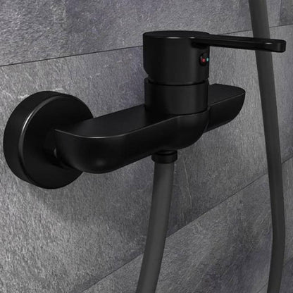 SCHÜTTE Shower Mixer DENVER Matt Black - Bend