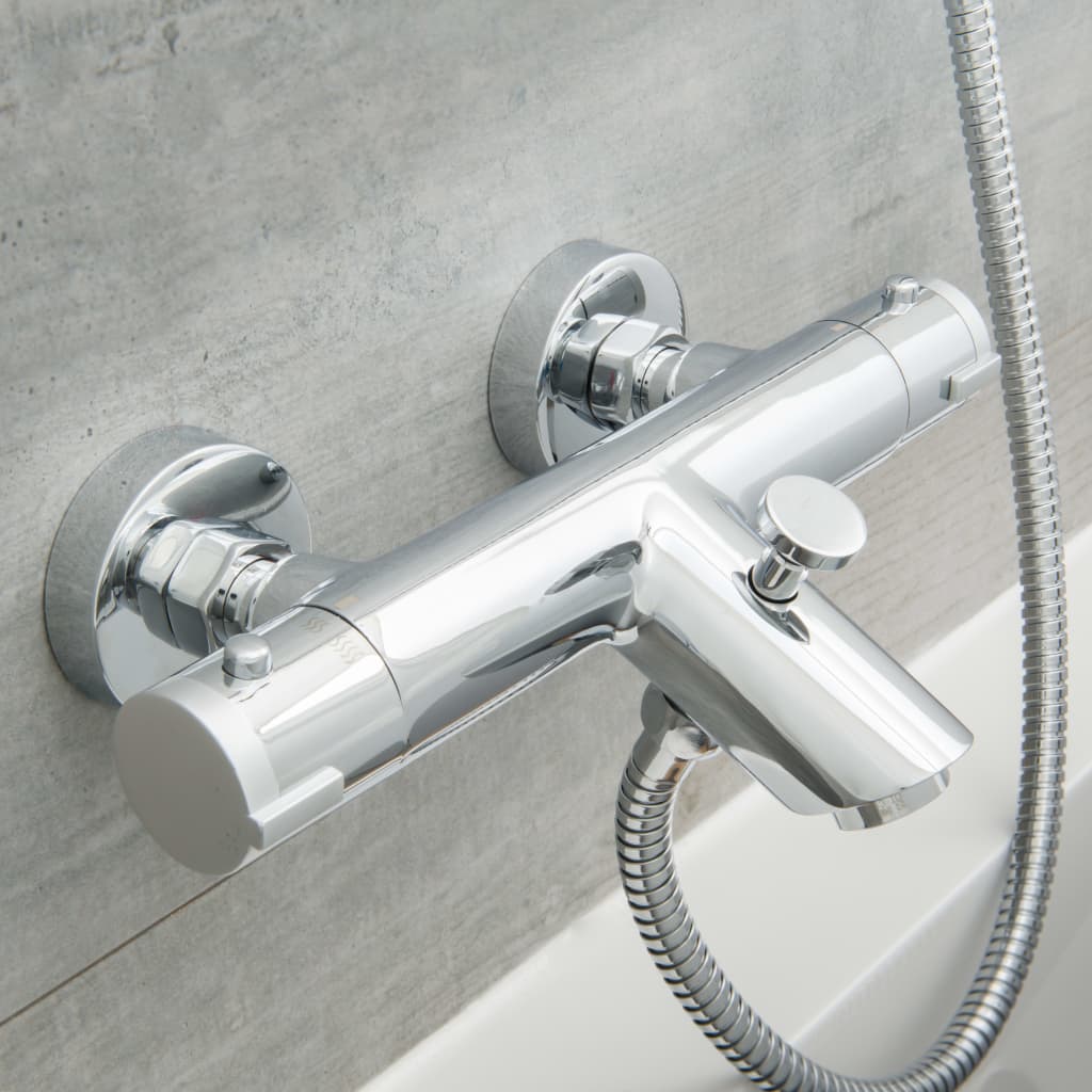 SCHÜTTE Thermostatic Bath Shower Mixer Tap LONDON - Bend