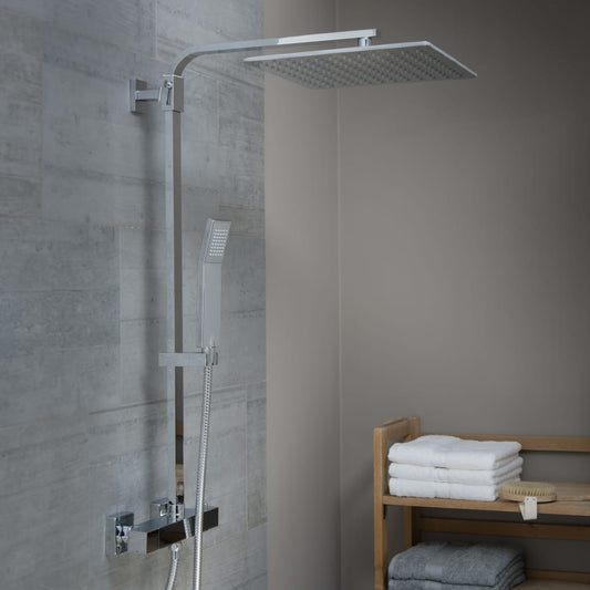 SCHÜTTE Thermostatic Dual Shower System SUMBA - Bend