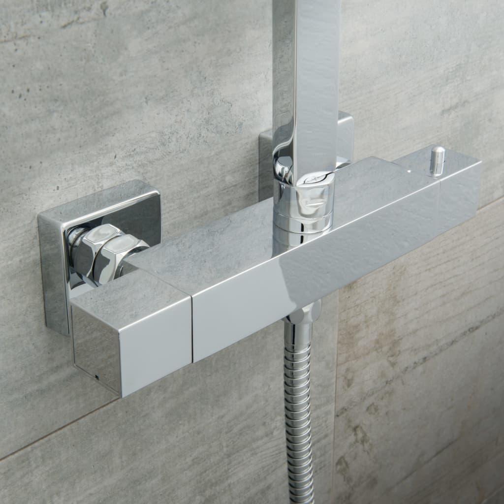 SCHÜTTE Thermostatic Dual Shower System SUMBA - Bend