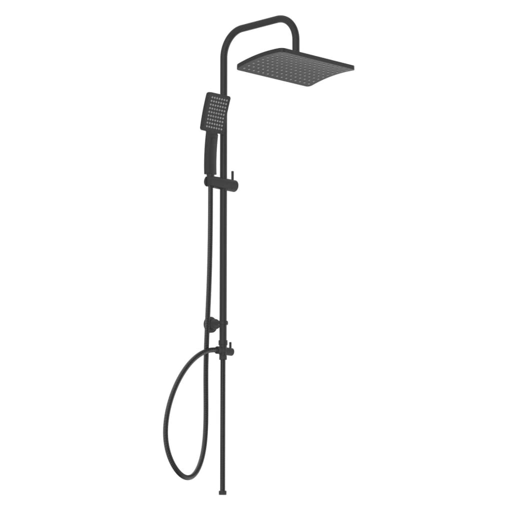 SCHÜTTE Overhead Shower Set MALLORCA Matte Black