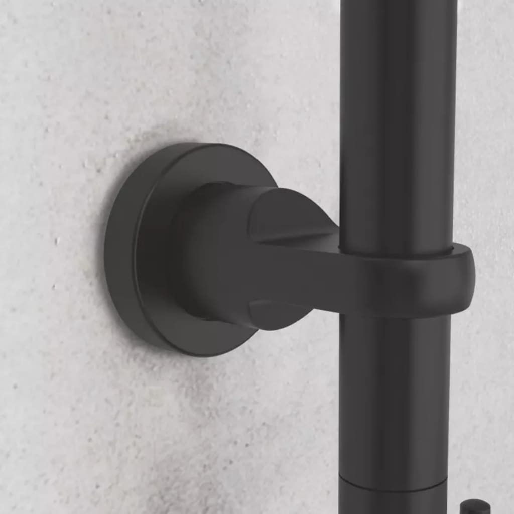 SCHÜTTE Overhead Shower Set MALLORCA Matte Black