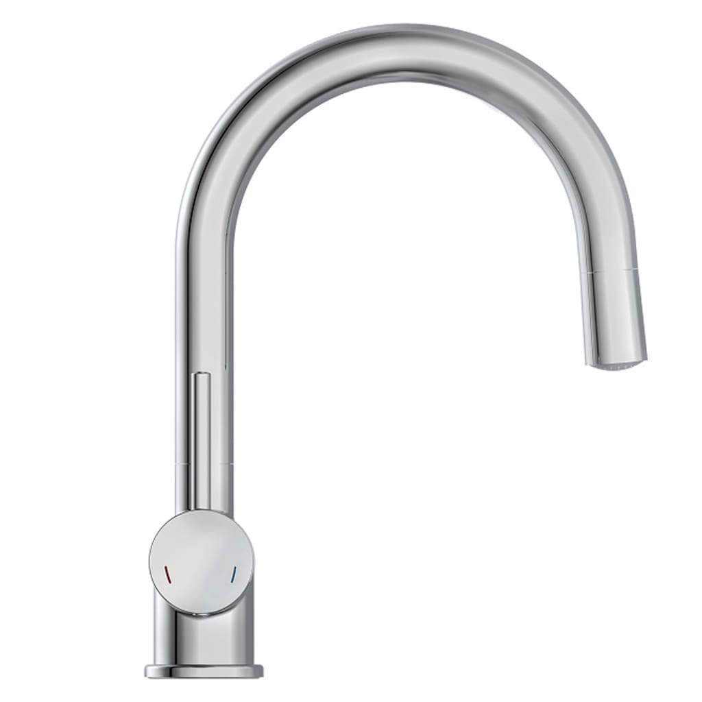 SCHÜTTE Sink Mixer with LED STELLA Chrome - Bend