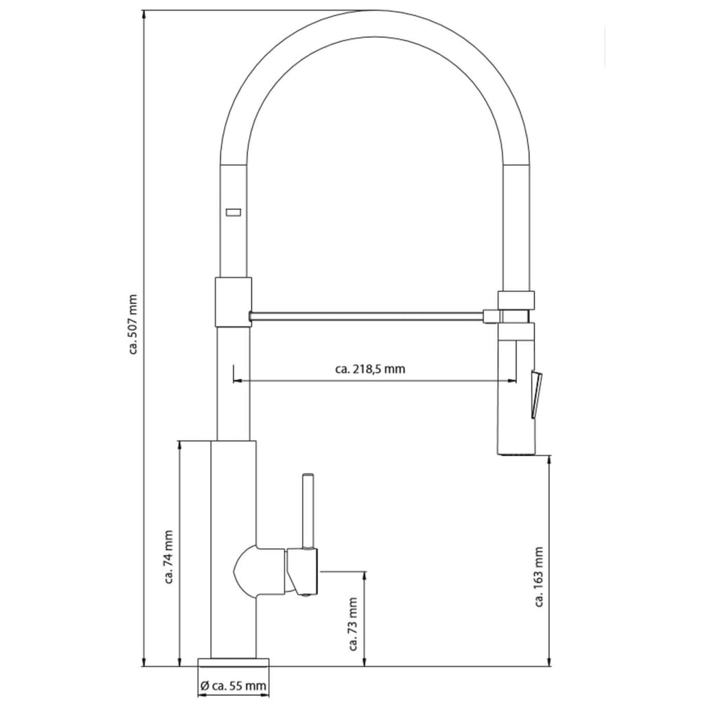 SCHÜTTE Sink Mixer STILO Chrome