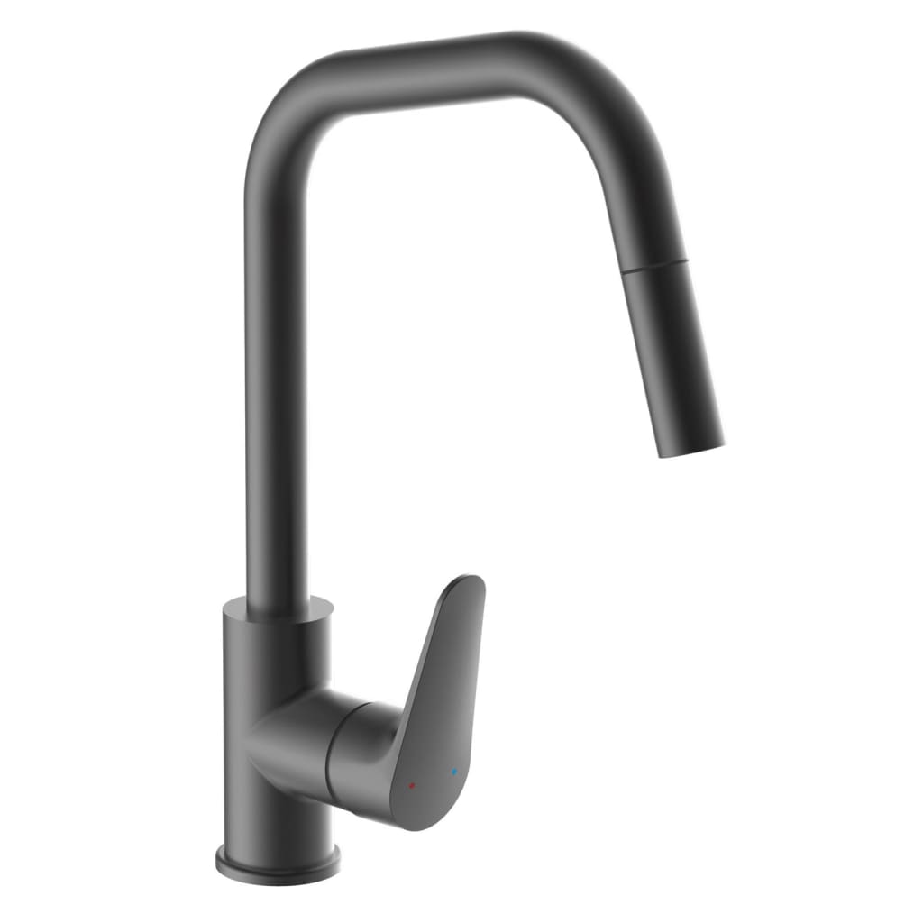 SCHÜTTE Kitchen Mixer Tap with Pull-out Spout SEATTLE Matte Graphite