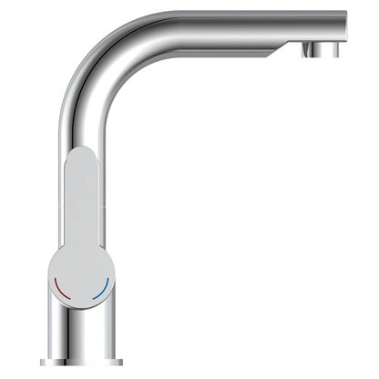 SCHÜTTE Basin Mixer with Pull-Out Spray LONDON Chrome - Bend