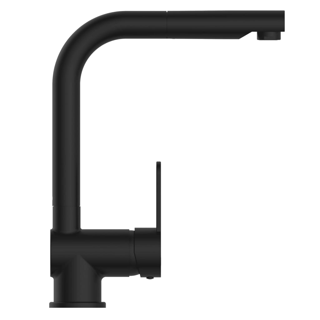 SCHÜTTE Kitchen Mixer Tap with Pull-out Spout LONDON Matte Black - Bend