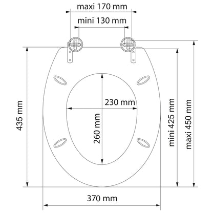 SCHÜTTE Toilet Seat BALANCE MDF - Bend