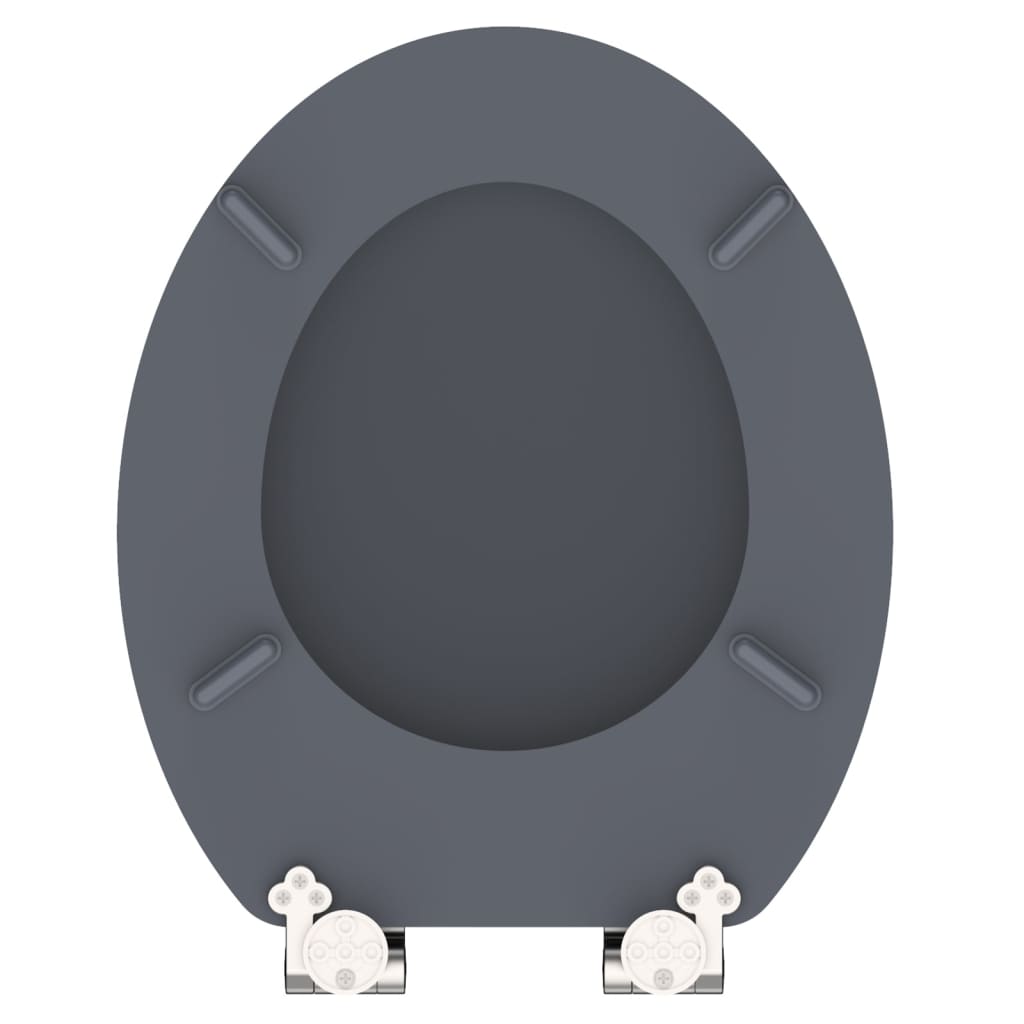 SCHÜTTE Toilet Seat with Soft-Close SPIRIT ATHRAZIT Anthracite Matte