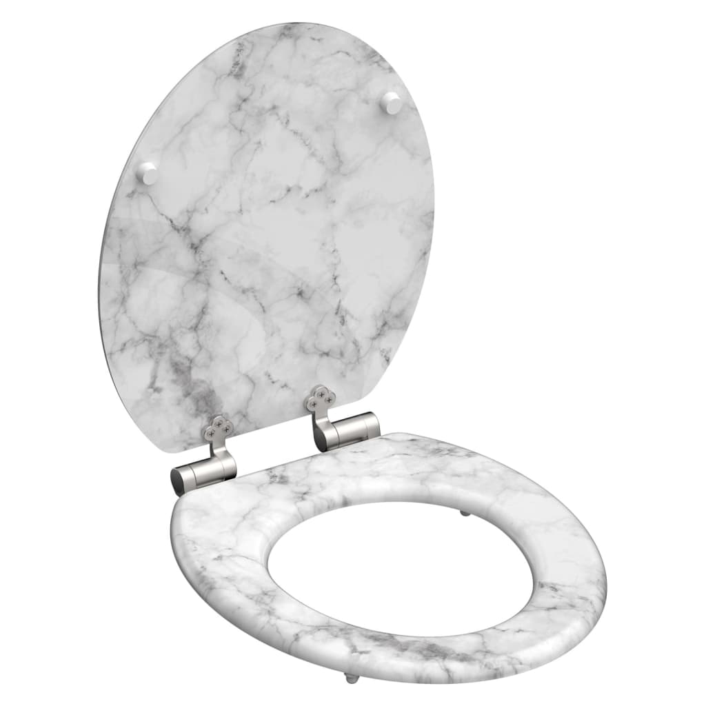 SCHÜTTE Toilet Seat with Soft-Close MARMOR STONE