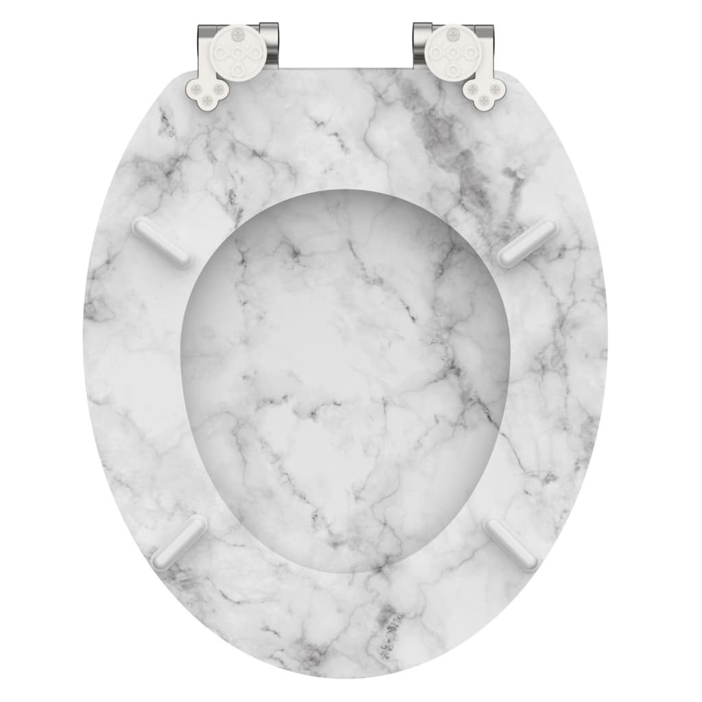 SCHÜTTE Toilet Seat with Soft-Close MARMOR STONE