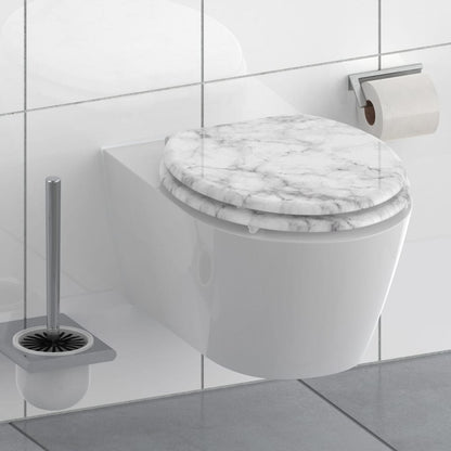 SCHÜTTE Toilet Seat with Soft-Close MARMOR STONE