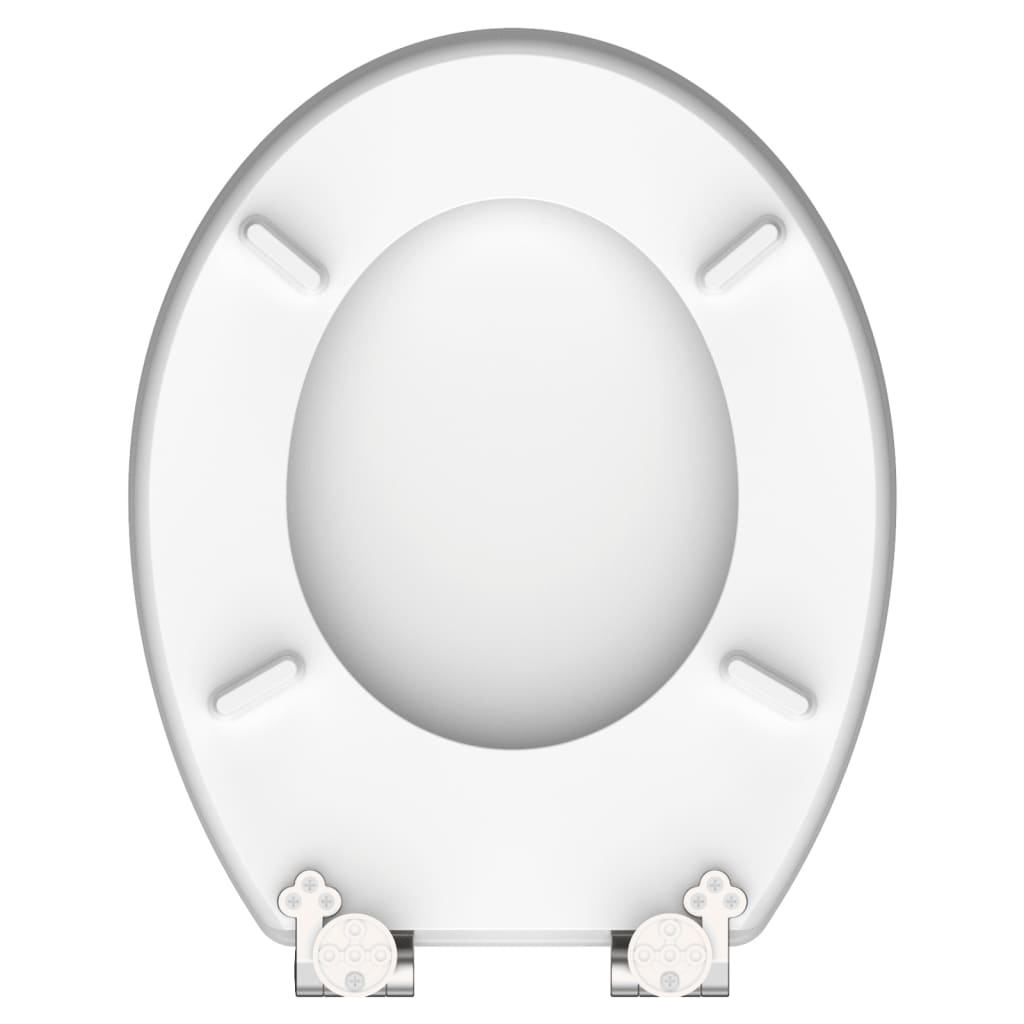 SCHÜTTE High Gloss Toilet Seat with Soft-Close ASIA MDF - Bend