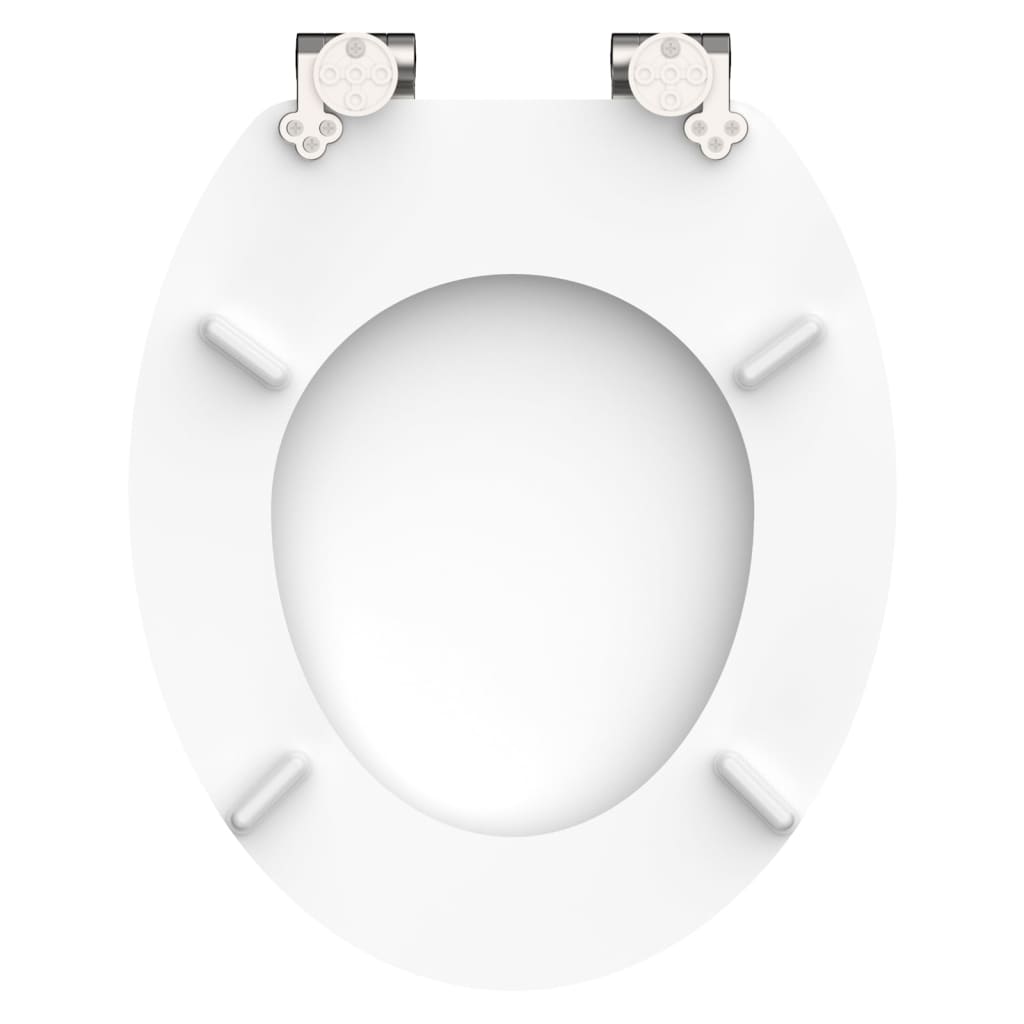 SCHÜTTE High Gloss Toilet Seat with Soft-Close SHELL HEART MDF - Bend