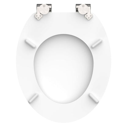 SCHÜTTE High Gloss Toilet Seat with Soft-Close SHELL HEART MDF - Bend