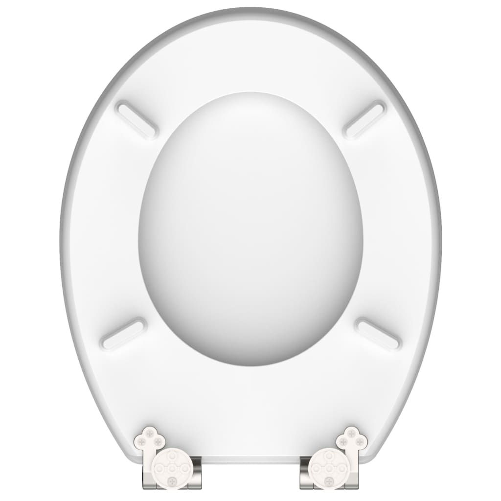 SCHÜTTE High Gloss Toilet Seat with Soft-Close DIAMOND MDF - Bend