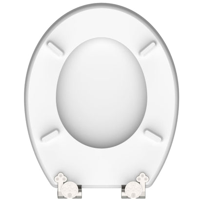 SCHÜTTE High Gloss Toilet Seat with Soft-Close DIAMOND MDF - Bend