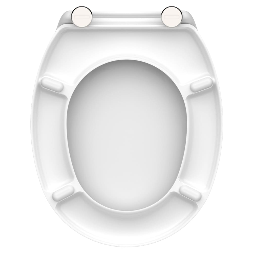 SCHÜTTE Duroplast Toilet Seat WHITE - Bend