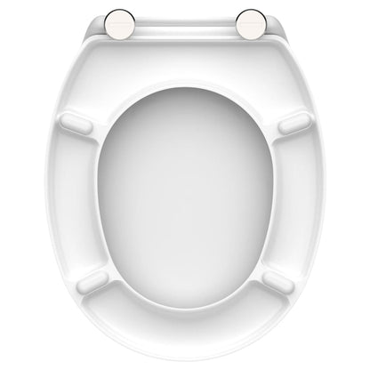 SCHÜTTE Duroplast Toilet Seat WHITE - Bend